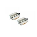 Pedale pvc cu reflector, alb,  Piese ciclism | electropc.ro