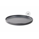 Set 6 farfurii intinse, ceramica 27 cm, calypso, art of dining by heinner,  Farfurii & Boluri de Servire | electropc.ro