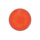 Set 6 farfurii intinse, ceramica 27 cm, gala orange, art of dining by heinner,  Farfurii & Boluri de Servire | electropc.ro
