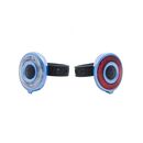 Set lumini far+stop, 2 led-uri rosii, 2 led-uri uri albe, baterii: 2 x 2 cr2032 3v, greutate: 2x35gr, autonomie:70/95 h,  Accesorii ciclism | electropc.ro