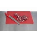 Tocator haccp gn1/1, 53x32.5 x2 cm, rosu, chef line , cooking by heinner,  Tocatoare | electropc.ro