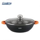 Cratita aluminiu+capac 28x8 cm,4.1l, dark line, cooking by heinner,  Tavi copt | electropc.ro