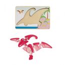 Puzzle din lemn pterodactil, 8 piese,  Jocuri educative | electropc.ro