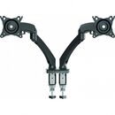 Suport monitor de birou dublu, barkan m142p, 13" - 29", vesa 75x75, suporta pana la 6kg, negru,  Suporturi TV & Monitor | electropc.ro