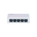 Switch dahua 5 porturi, unmanaged, pfs3005-5et-l, interfata: 10/100 mbps, capacitate switch: 1 gbit, packet forwarding rate 0.744mpps, greutate: 120g, dimensiuni: 86.4 mm × 52.0 mm × 23.0 mm.,  Switch-uri | electropc.ro