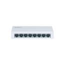 Switch dahua 8 porturi unmanaged, pfs3008-8et-l, interfata: 8 x 10/100 mbps, capacitate: 1.6 gbit, packet forwarding rate: 1.1904 mpps, greutate: 160g, dimensiuni: 132.9 mm × 62.4 mm × 24.0 mm, material carcasa: plastic.,  Switch-uri | electropc.ro