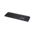 Tastatura logitech mx keys s, iluminare, 2.4ghz&bluetooth, usb-c, us intl layout, graphite/negru,  Tastaturi | electropc.ro