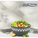 Bol plastic 20 x 9.5 cm, 2 l, art of dining by heinner ( mix 2 culori in bax, rosu/ gri ),  Farfurii & Boluri de Servire | electropc.ro