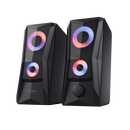 Boxe trust gxt 606 javv, iluminare rgb led, putere maxima 12w, frecventa de raspuns 160 hz - 20.000 hz, audio input 3.5mm, negru,  Sisteme audio | electropc.ro