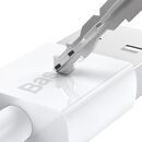Cablu baseus superior camys-02 1m, alb,  Cabluri periferice | electropc.ro