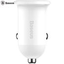 Incarcator auto baseus grain pro, 2 x usb output 5v/4.8a total ambele porturi, pt. bricheta auto, alb,  Incarcatoare telefoane | electropc.ro