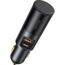 Incarcator auto baseus share together, 1 x usb output 5v/3a, 1 x usb type-c max 5v/3a si 1 x bricheta auto 60w, total output 120w, pt. bricheta auto, gri,  Incarcatoare telefoane | electropc.ro