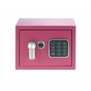 Seif yale standard rezidential mini ysv/170; se livreaza cu 2 chei; se blocheaza la introducerea consecutiva a 3 coduri personale gresite ; usor de actionat cu cod personal; mai mult de 100 000 de combinatii culoare roz,  Seifuri | electropc.ro