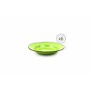 Set 6 farfurii pentru paste, ceramica 22 cm, gala green, art of dining by heinner,  Farfurii & Boluri de Servire | electropc.ro