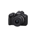 Aparat foto canon eos r50 black kit + obiectiv rf-s18-45mm f4.5-6.3 is stm, mirrorless, 24.2 megapixeli, procesor digic x, montura rf, senzor aps-c 22.3 x 14.9mm, aspect 3:2, focalizare: dual pixel cmos af ii,  100 % pe orizontală şi 100 % pe verticală (s,  Aparate foto Mirrorless | electropc.ro