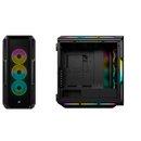Carcasa corsair icue 5000t rgb tempered glass mid-tower atx, expansion slots 7 vertical + 2 horizontal,  Carcase | electropc.ro