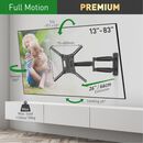 Suport tv plat/curbat de perete cu 2 brate barkan bm443lp, 13"- 83", max 50kg, vesa 600x400, negru,  Suporturi TV & Monitor | electropc.ro