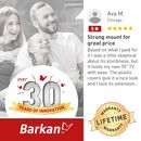 Suport tv plat/curbat de perete cu 2 brate barkan bm443lp, 13"- 83", max 50kg, vesa 600x400, negru,  Suporturi TV & Monitor | electropc.ro