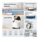 Tp link aspirator robot cu mop, smart empty dock și navigare lidar tapo rv20 mop plus, capacitate acumulator: 2600 mah, reincarcare si reluare, magslim lidar + gyroscope, harta virtuala, inaltime de trecere: 20 mm, putere aspiratie: 2700pa, 4 niveluri, ca,  Aspiratoare | electropc.ro