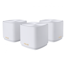 Asus dual-band large home mesh zenwifi system, xd4 plus 3 pack; white, ax1800 , 1201 mbps+ 574 mbps, 128 mb flash, 256 mb ram ; ieee 802.11a, ieee 802.11b, ieee 802.11g, wifi 4 (802.11n), wifi 5 (802.11ac), wifi 6 (802.11ax), ipv4, ipv6, 2 x antene intern,  Routere Wireless | electropc.ro