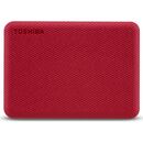 Hdd extern toshiba, 2.5, 4tb, canvio advance , usb 3.2, red,  Hard Disk-uri externe | electropc.ro