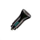 Incarcator auto spacer fast charge 12w, 5v/2.4a max, putere 12w, 1 x usb + 1 x usb type-c, pt. bricheta auto, negru,  Incarcatoare telefoane | electropc.ro