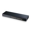 Switch zyxel gs1900-24ep-eu0101f 24 porturi black,  Switch-uri | electropc.ro