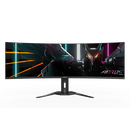 Gigabyte monitor gaming 49", display 1,196.7 x 339.2 mm, backlight edge, anti-glare, rezolutie:  5120 x 1440(dqhd, luminozitate: 250 cd/m2(typ), contrast: 1500000:1, unghi vizualizare: 178°(h)/178°(v), timp raspuns: 0.03ms gtg, rata refresh: 144hz, interf,  Monitoare LED | electropc.ro