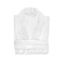 Halat de baie barbati bbc organic - alb square nature,  Halate de Baie | electropc.ro