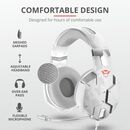 Casti cu microfon trust gxt 322w carus gaming headset, snow camo,  Casti audio | electropc.ro