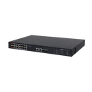 Dahua switch 20 porturi, 16 portuti poe, unmanaged, layer 2, capacitate switch: 52gbps, forwarding rate 29.76 mpps, standarde retea: ieee802.3, ieee802.3u, ieee802.3x, ieee802.3ab, ieee802.3z interfata: 16 × rj45 10/100/1000 m (poe), 2 × rj45 10/100/1000 ,  Switch-uri | electropc.ro