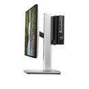 Dell micro aio stand – mfs22, color: silver, panel mount: supports dell quick release monitor; adapter provided for use with vesa (100mm x 100mm) compliant monitors, monitor supportability: selected 19" to 27" ultrasharp, p, e and c series monitors. e ser,  Suporturi TV & Monitor | electropc.ro