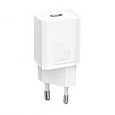 Incarcator retea baseus speed mini, quick charge 20w, 1 x usb type-c 5v/3.0a, alb,  Incarcatoare telefoane | electropc.ro