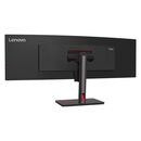 Monitor lenovo thinkvision p49w-30, 49'' ips, dqhd (5120x1440), anti- glare, 32:9, curvature: 3800r, brightness: 350 nits, contrast ratio: 2000:1, refresh rate: 60hz, response time: 4 ms (extreme mode) / 6 ms (typical mode), dot / pixel per inch: 109 dpi,,  Monitoare LED | electropc.ro