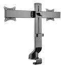 Suport monitor de birou neomounts fpma-d860dblack; pentru display-uri cu diagonale 10"-27", sistem de prindere vesa 75x75~100x100, suporta 2 ecrane, greutate maxima suportata 7kg per ecran, full motion, tilt +10°, -10°, swivel +10°, -10°, +180°, -180°; ga,  Suporturi TV & Monitor | electropc.ro