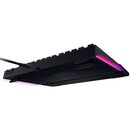 Tastatura mecanica gaming blackwidow v4 75%, taste abs, layout intls. us (iso),iluminare rgb, cu 6 butoane customizabile, suport pentru incheietura magnetic, negru,  Tastaturi | electropc.ro