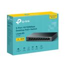 Tp-link ls109p switch 9 porturi 10/100mbps, 8porturi poe, buget poe: 63w, auto negotiation, auto mdi/mdix, fara ventilator, montaj: perete, birou, dimensiuni; 171×98×27 mm, switching capacity: 1.8 gbps, packet forwarding rate: 1.3392 mpps,  Smart home | electropc.ro