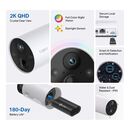 Tp-link tapo c420 cameră de supraveghere cu acumulatori, senzor imagine: 1/3", lentile: f/no: 1.61±10%; focal length: 3.18mm±5%, ir 15m, unghi vizualizare: 113°, rezolutie: 2k qhd (2560 × 1440 px), microfon și difuzor integrate, protocol wi-fi: ieee 802.1,  Camere supraveghere IP | electropc.ro