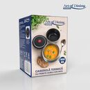 Caserola termica cu perete dublu din inox 500ml, art of dining by heinner,  Boluri & Cutii alimente | electropc.ro