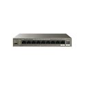 Tenda switch teg1110pf-8-102w, 9ge+1sfp ethernet switch, 8-port poe, interfata: 8 * 10/100/1000 mbps base-t ethernet ports (data/power), 1 * 10/100/1000 mbps base-t ethernet port (data), 1 * 100/1000 mbps base-x sfp port, standarde retea: ieee 802.3 ieee ,  Switch-uri | electropc.ro