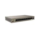 Tenda switch teg1110pf-8-102w, 9ge+1sfp ethernet switch, 8-port poe, interfata: 8 * 10/100/1000 mbps base-t ethernet ports (data/power), 1 * 10/100/1000 mbps base-t ethernet port (data), 1 * 100/1000 mbps base-x sfp port, standarde retea: ieee 802.3 ieee ,  Switch-uri | electropc.ro