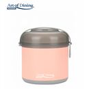 Caserola termica 600 ml, loca, roz, heinner,  Boluri & Cutii alimente | electropc.ro