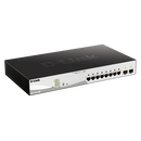 D-link switch 10 porturi poe smart maaged dgs-1210-10mp, interfata: 8 x 10/100/1000mbps, 2 x100/1000 sfp, capacitate switch: 20 gbps, memorie: 128mb ddr3, flash 32mb, auto mdi/mdix, buget poe: 130w, dimensiuni: 330 x 180 x 44 mm, greutate: 1.77kg.,  Switch-uri | electropc.ro