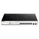 D-link switch 10 porturi poe smart maaged dgs-1210-10mp, interfata: 8 x 10/100/1000mbps, 2 x100/1000 sfp, capacitate switch: 20 gbps, memorie: 128mb ddr3, flash 32mb, auto mdi/mdix, buget poe: 130w, dimensiuni: 330 x 180 x 44 mm, greutate: 1.77kg.,  Switch-uri | electropc.ro