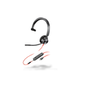 Poly blackwire 3315 monaural usb-c headset +3.5mm plug +usb-c/a adapter,  Casti audio | electropc.ro