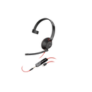 Poly blackwire 5210 monaural usb-c headset +3.5mm plug +usb-c/a adapter,  Casti audio | electropc.ro
