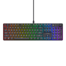 Tastatura mecanica trust gxt 866 torix cu fir, swtich linear, 104 butoane, full rgb, butoane programabile, tipuri de jocuri fps, mmo, moba, rpg, rts, negru,  Tastaturi | electropc.ro