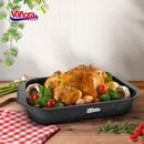 Tava inalta aluminiu turnat 39.5x25.8 cm, classic, vanora home,  Tavi copt | electropc.ro
