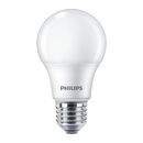 Bec led philips a60, e27, 8w (60w), 806 lm, lumina neutra (4000k), mat,  Becuri si Tuburi LED | electropc.ro