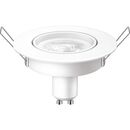 Bec led spot philips, gu10, 4.7w (50w), 345 lm, lumina calda (2700k), 9cm, alb,  Becuri si Tuburi LED | electropc.ro
